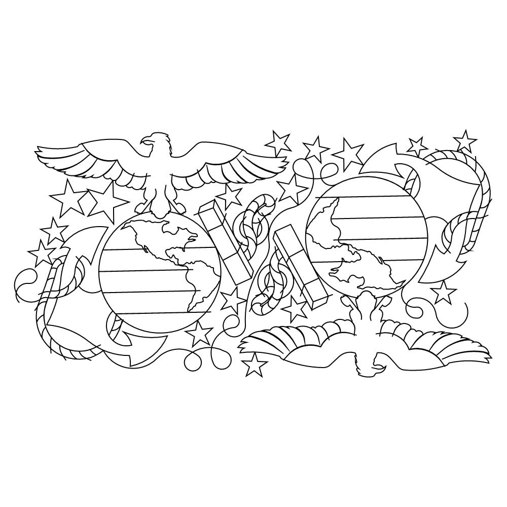 Usmc Logo E2e 001 Edge To Edge Quilting Patterns usmc-logo-e2e-001-edge-to-edge-quilting-patterns